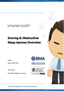 Front cover image of the Snorer.com Snoring and Sleep Apnoea Overview Guide