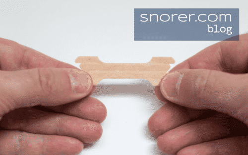 External nasal dilator for snoring Nasal strip for snoring